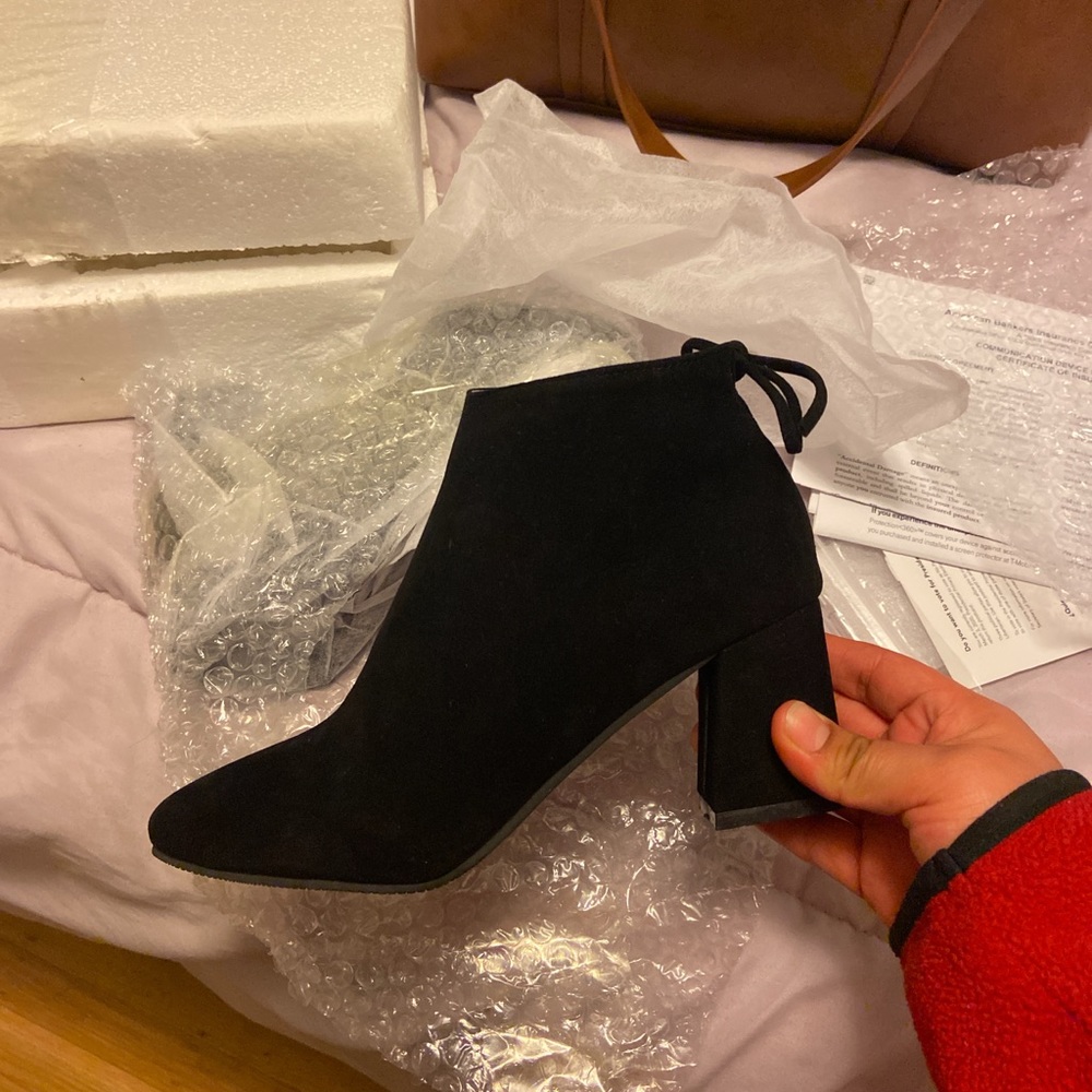 Black booties
